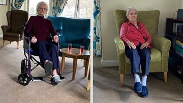 Virtual fitness classes are a hit at Falkirk care home